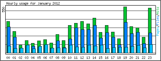 Hourly usage