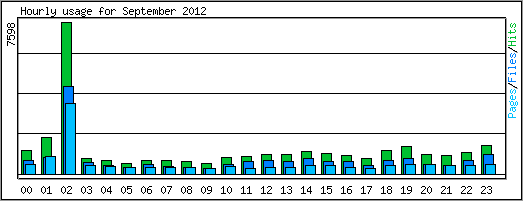 Hourly usage