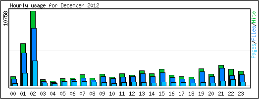 Hourly usage