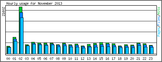 Hourly usage