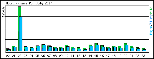 Hourly usage